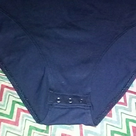 Victoria's Secret WV blue & yellow snap bodysuit - Picture 2 of 8